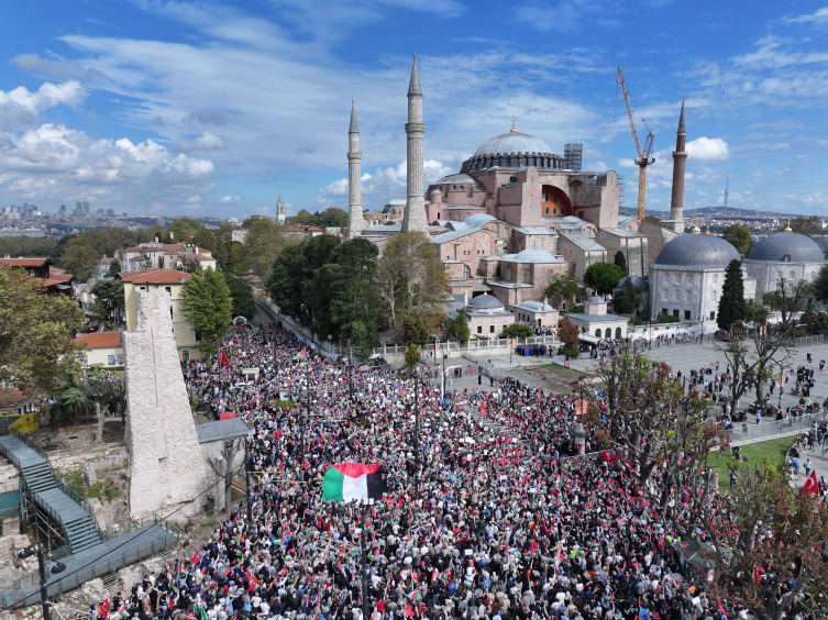 81 İlde Filistin’e Destek Yürüyüşleri Düzenlendi