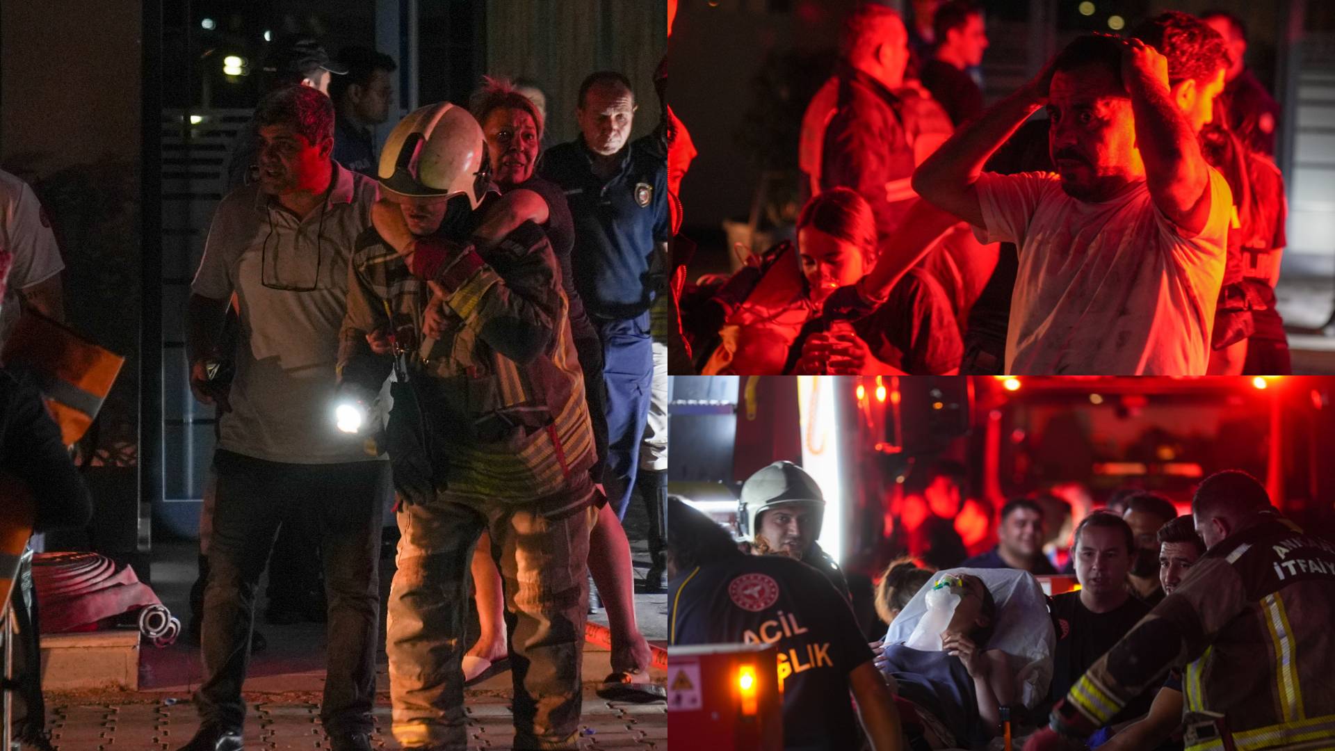 Karabük’te çıkan yangında 5 kişi hastaneye kaldırıldı