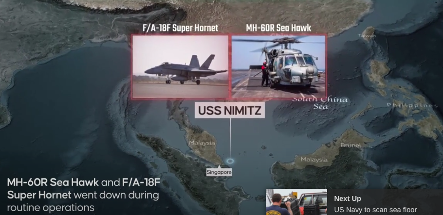 Güney Çin Denizi'nde Şok: 30 Dakika Arayla İki ABD Uçağı Düştü!