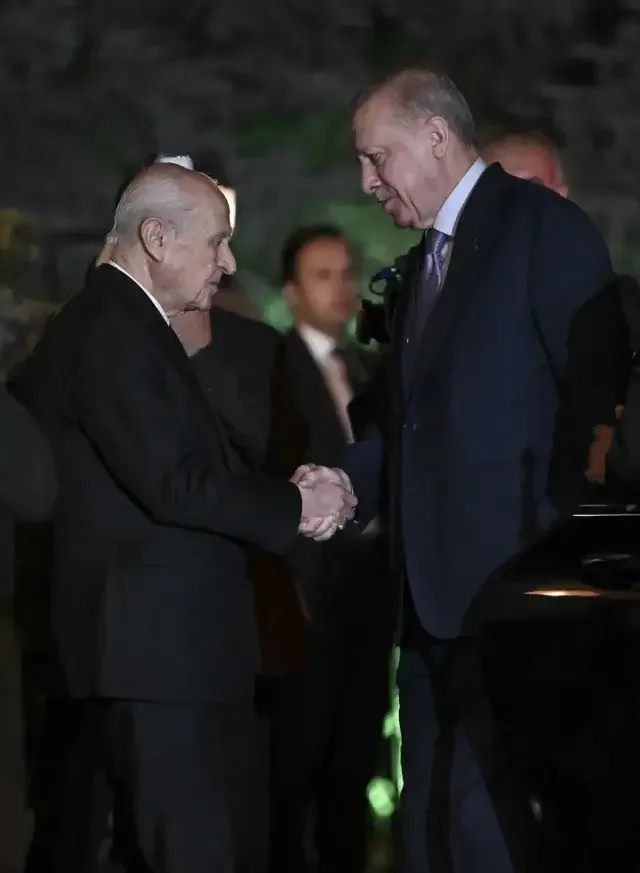 Cumhurbaşkanı Erdoğan ile Bahçeli 40 dakikalık görüşme yaptı