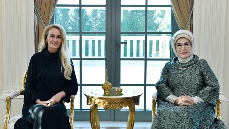 Emine Erdoğan, KKTC'nin Yeni İlk Hanımefendisi'ni Ağırladı