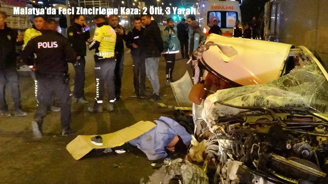 Malatya-Elazığ Karayolu'nda Feci Kaza: 2 Ölü, 3 Yaralı
