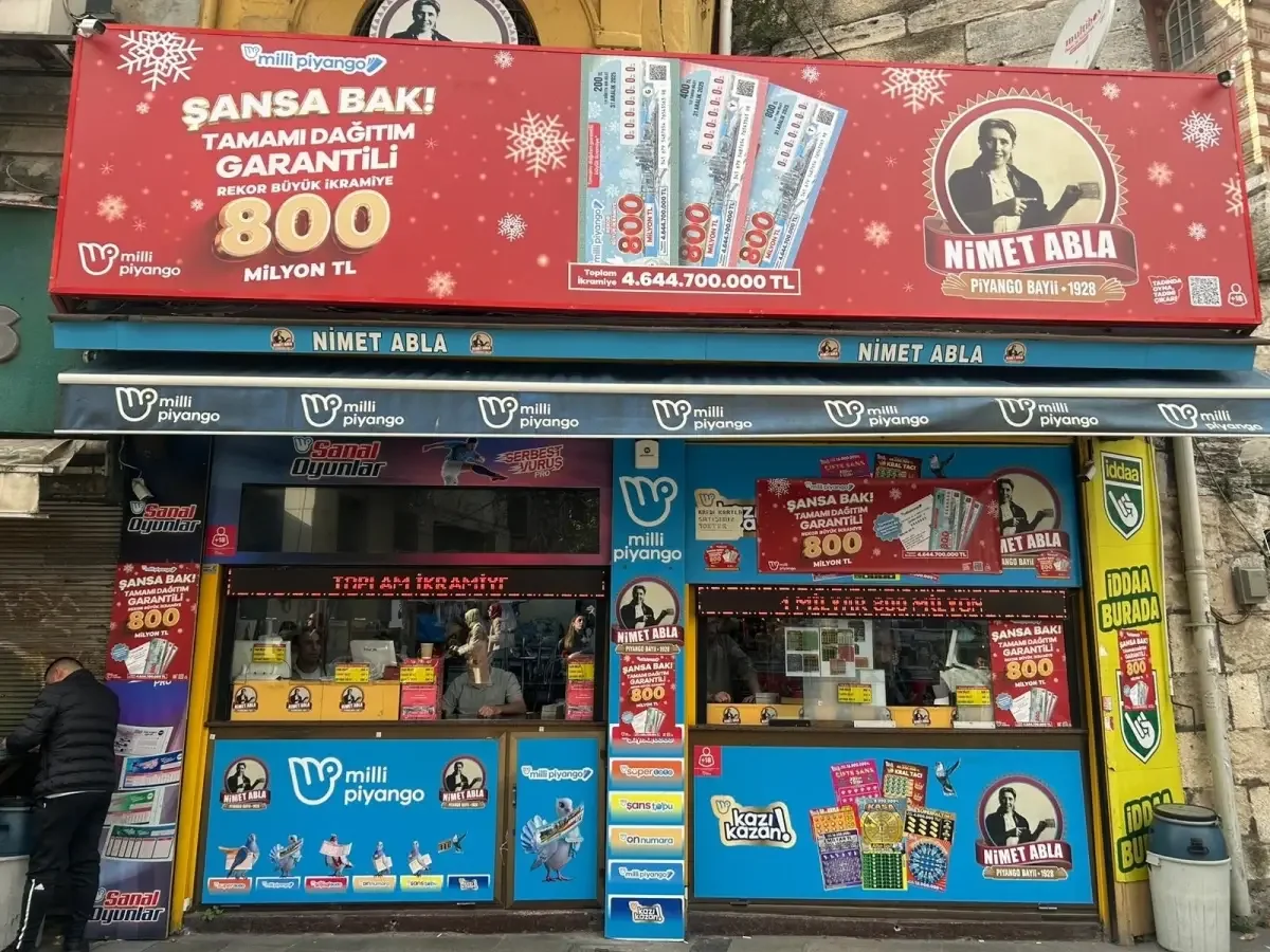Milli Piyango yılbaşı çekilişinde rekor büyük ikramiye: 800 milyon TL