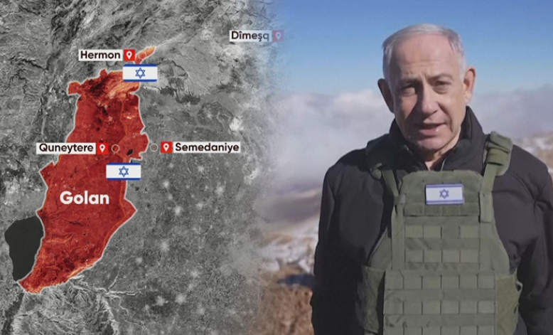 Netanyahu'dan Şam'a 'Hermon' resti: Çekilmiyoruz