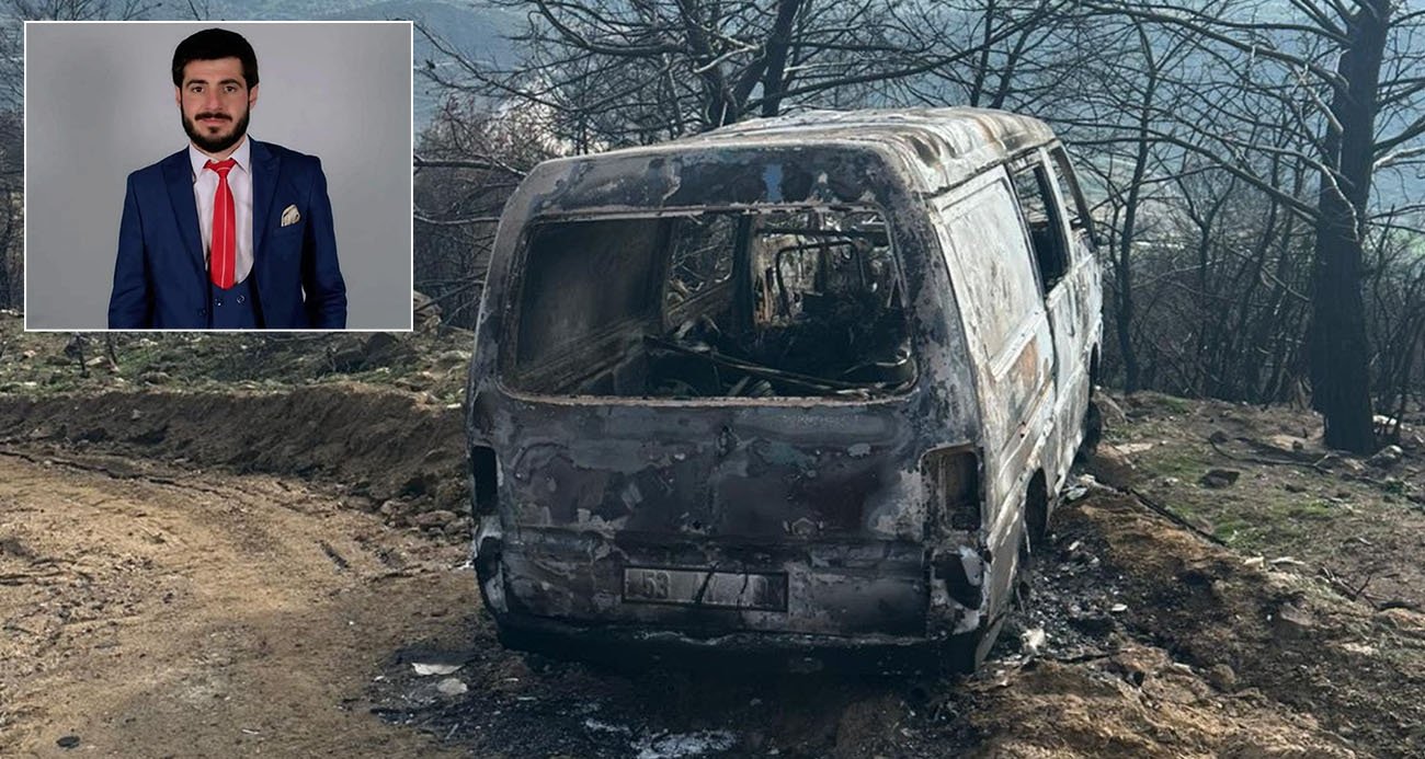 İzmir Ödemiş'te Sır Ölüm: Aracında Yanmış Olarak Bulundu