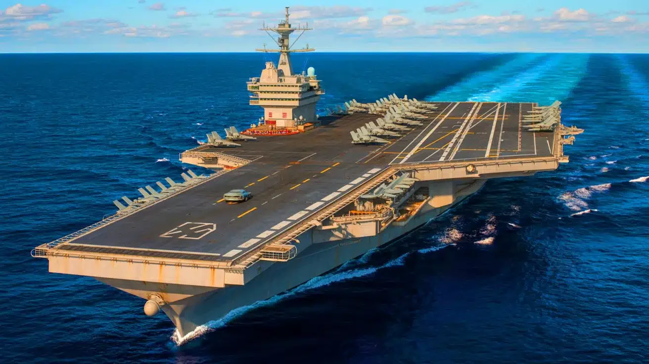 ABD Uçak Gemisi USS Gerald R. Ford İsrail'de
