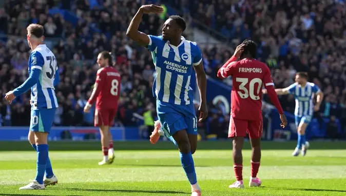 Welbeck’ten Liverpool’a Şok: Brighton 2-1 Kazandı
