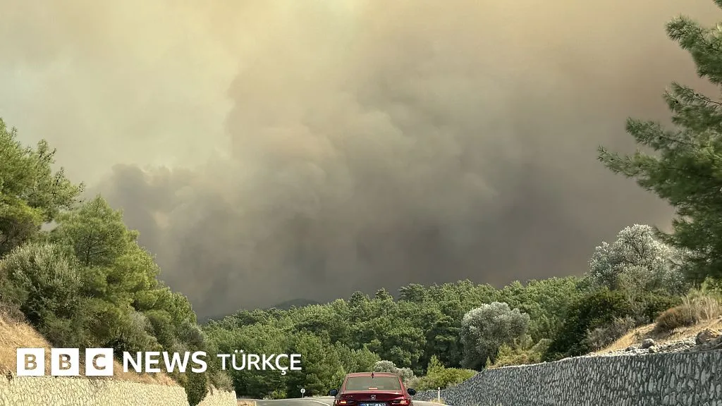 Muğla Seydikemer'de başlayıp Antalya Kaş'a sıçrayan yangında evler hasar gördü