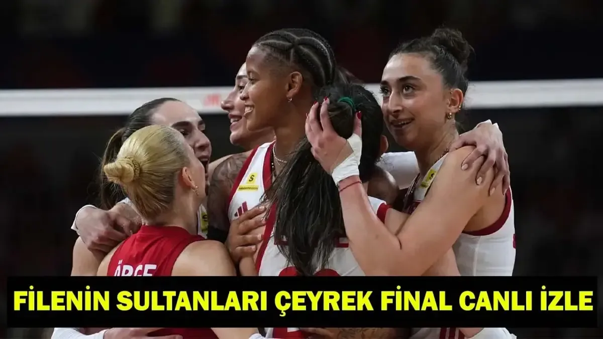 TÜRKİYE - ALMANYA VOLEYBOL MAÇI CANLI İZLE | Filenin Sultanları çeyrek final maçı TRT 1 şifresiz izleme ekr...