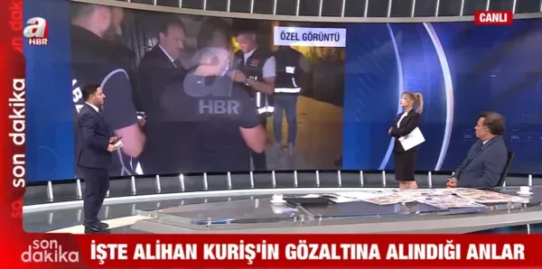 Son dakika haberi | İşte Alihan Kuriş'in gözaltına alındığı anlar! AHaber ulaştı
