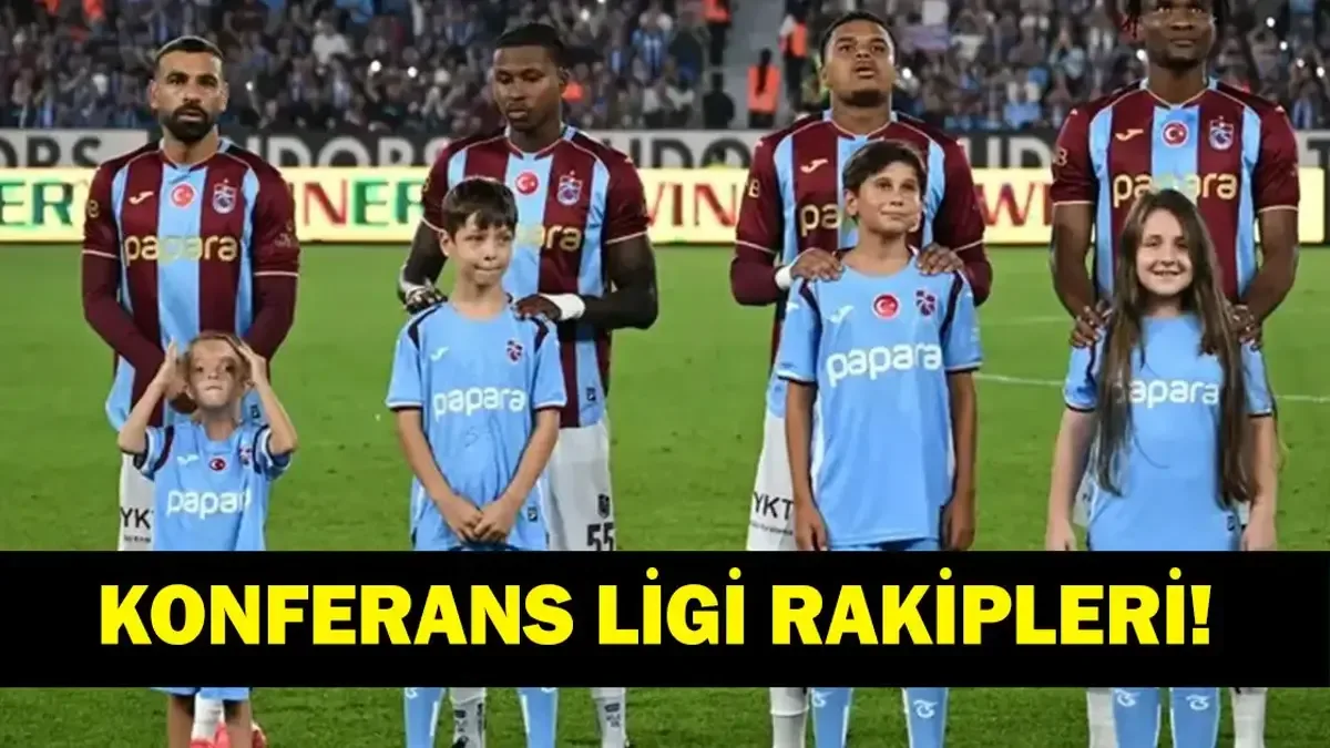 KONFERANS LİGİ TRABZONSPOR KURA ÇEKİMİ CANLI İZLE! Konferans Ligi'nde Trabzonspor'un Rakipleri Kimler ? İşt...