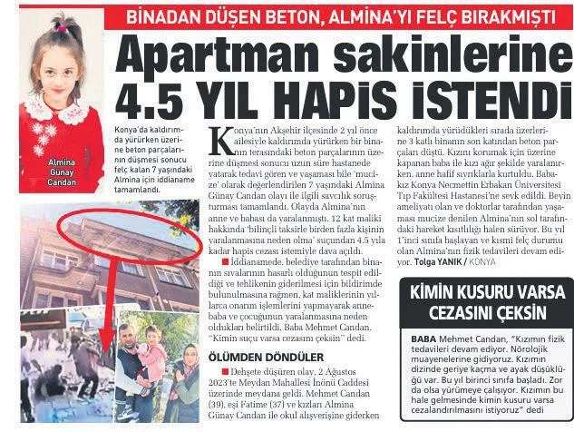 Sorumsuzluğa ibretlik ceza