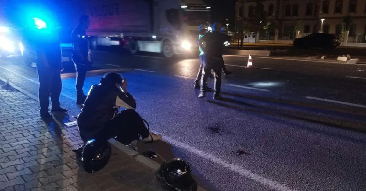 Bursa'da motosiklet devrildi, sürücü öldü