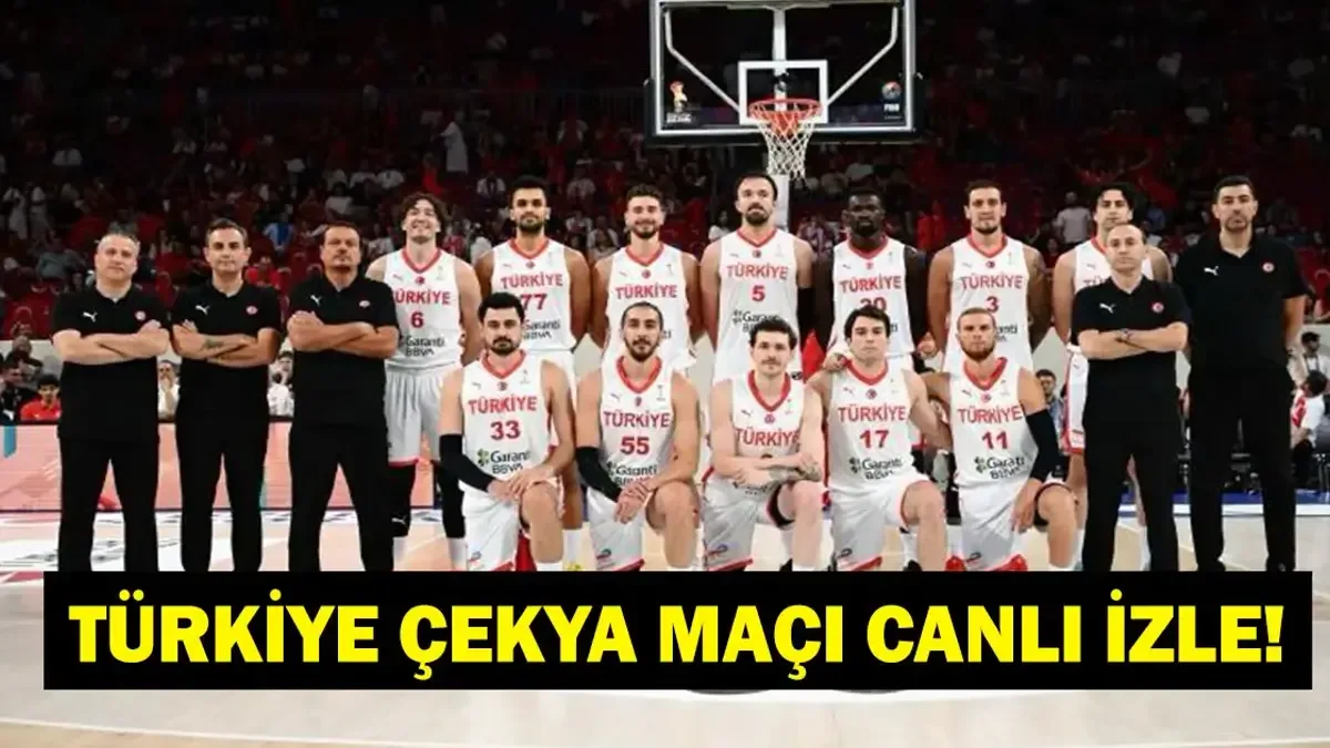 Türkiye Çekya Basketbol Maçı Canlı İzle: DBB Süper Kupa 3.'lük Maçı