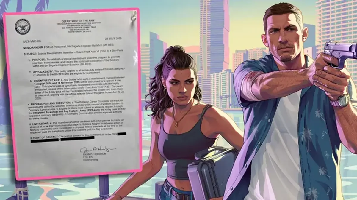 ABD Ordusu'ndan GTA 6 Teşviki: 4 Gün İzin Hakkı