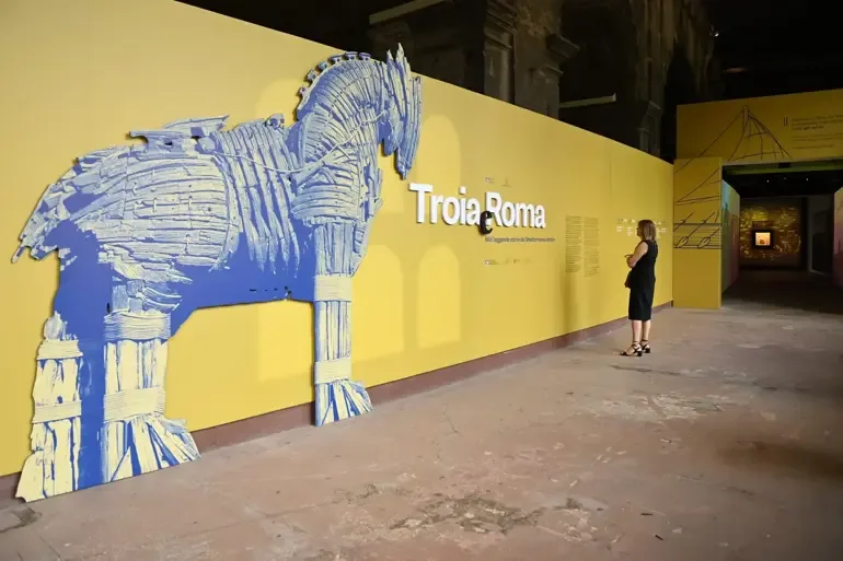 Troya’nın hikâyesi Roma’da: 2 milyonu aşkın kişi ziyaret etti