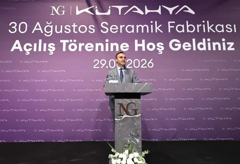 Zafer Bayramı'nda dev açılış: 8 milyar liralık seramik fabrikası üretime başladı