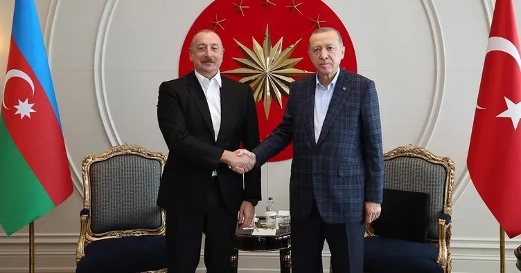 SON DAKİKA | Başkan Erdoğan, Aliyev ile görüştü