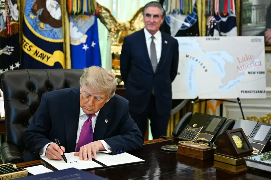 Trump kararnameyi imzaladı. Ontario Gölü artık "Amerika Gölü"
