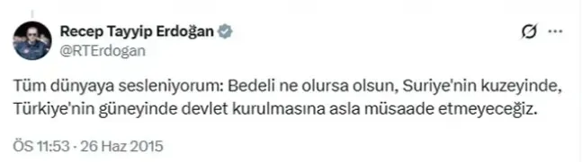 SON DAKİKA… Terör örgütü YPG’nin feshi sonrası Başkan Erdoğan’ın o sözleri gündem oldu: Asla müsaade etmeye...