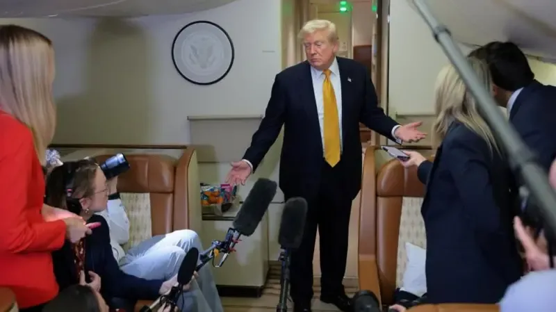 ABD basını: Trump, Türkiye'de yemek konteynerinde uçak değiştirdi