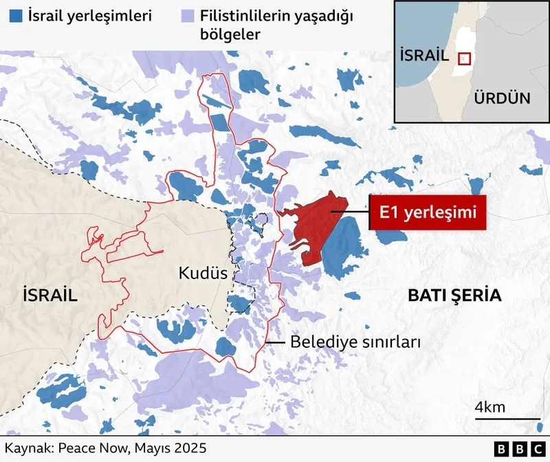 İsrail'in Batı Şeria'daki Yerleşim Projesine Kınama