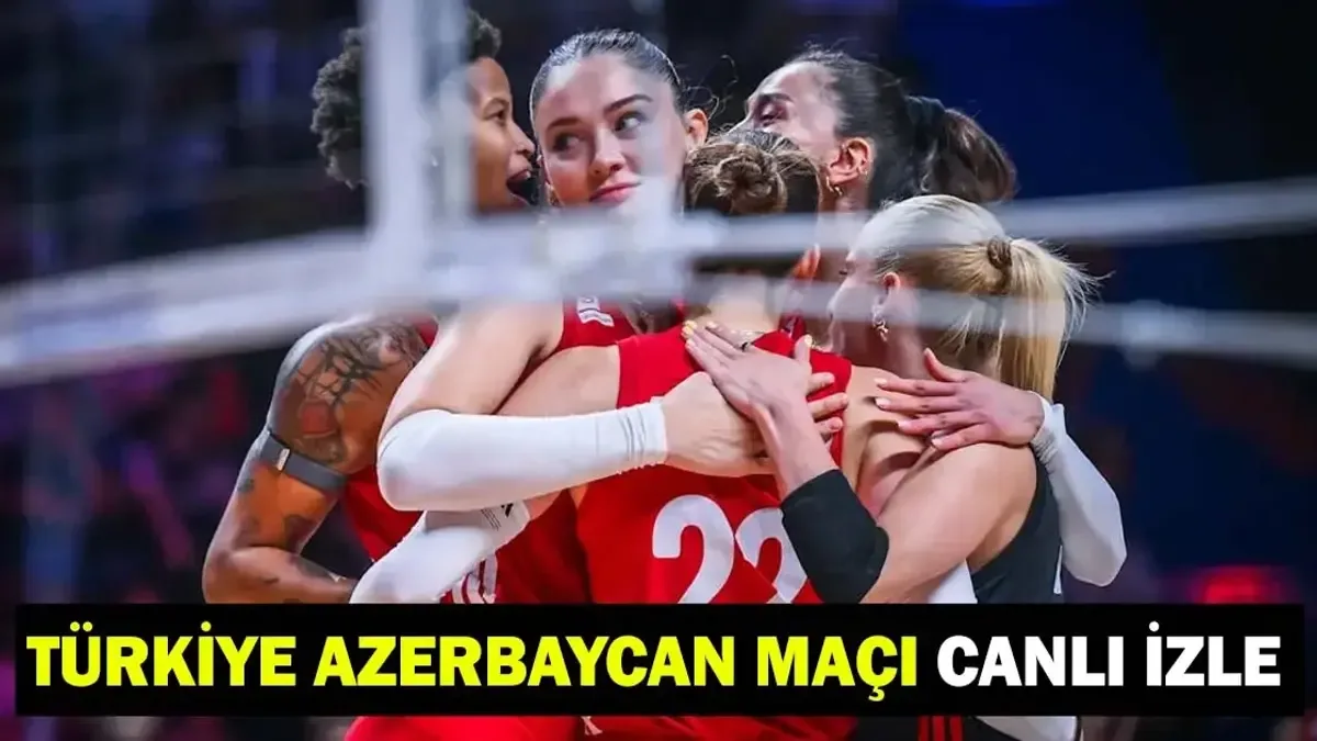 TÜRKİYE - AZERBAYCAN VOLEYBOL MAÇI CANLI İZLE | Filenin Sultanları son 16 maçı TRT 1 şifresiz izleme ekranı