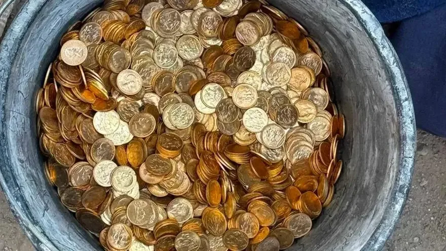 Duvardan yaklaşık 9 milyon euro değerinde altın çıktı