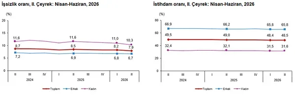 Türkiye'nin istihdam tablosu açıklandı: İşsizlikte son 14 yılın en düşük seviyesi