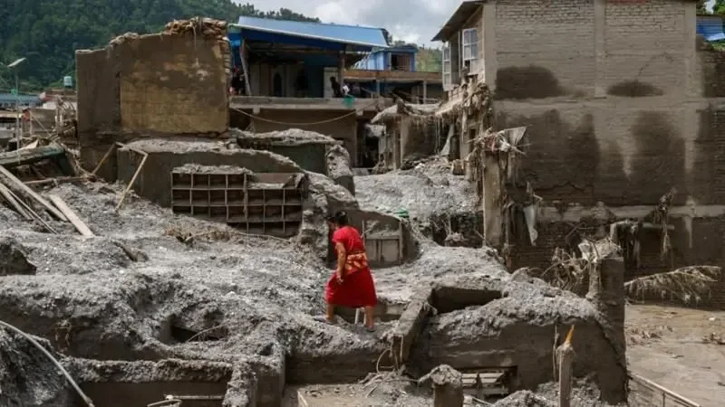 Nepal-Tibet'teki sel felaketinde ölü sayısı 750'yi aştı, arazi koşulları yardım ulaştırmayı zorlaştırıyor