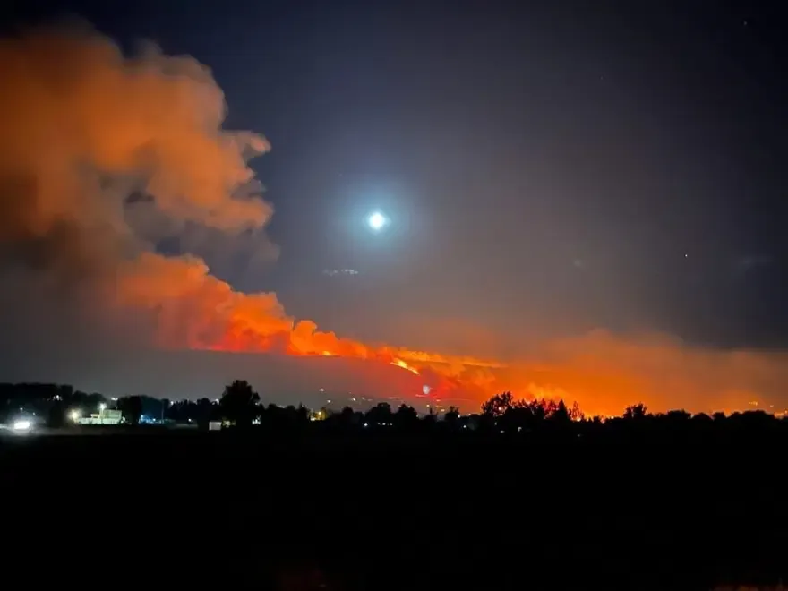 ABD’nin Nevada eyaletinde orman yangını: 87 bin kişi tahliye edildi