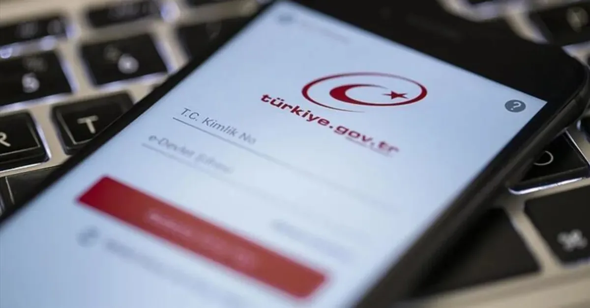 Üniversite e-kayıt ekranı