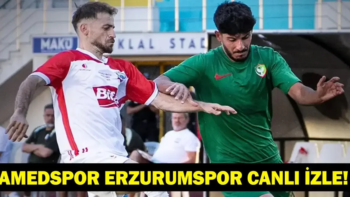 Amedspor Erzurumspor Maçı Canlı İzleme Bilgileri